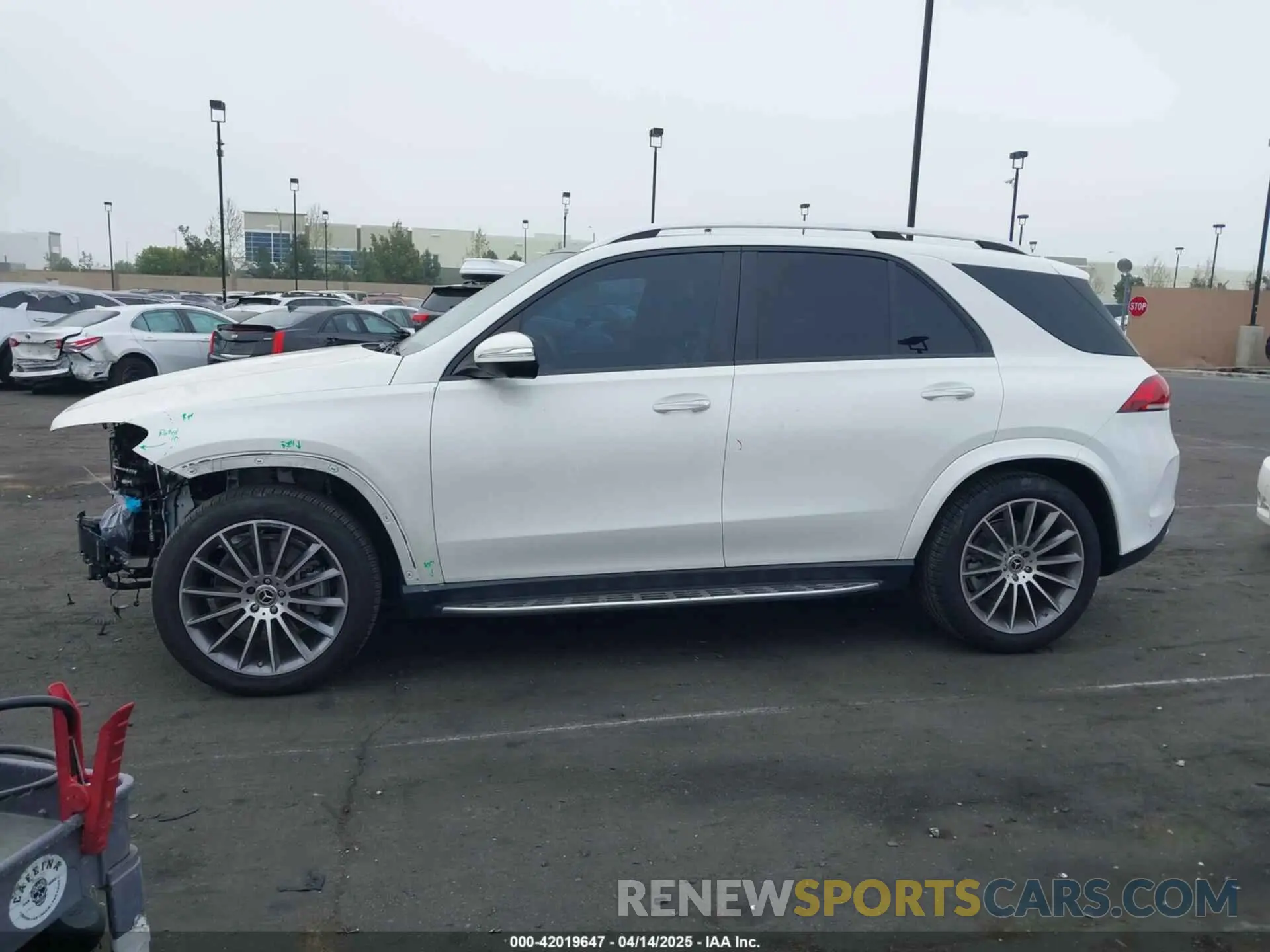 14 fotografías del automóvil dañado 4JGFB5KBXNA642786 MERCEDES-BENZ GLE 450 2022