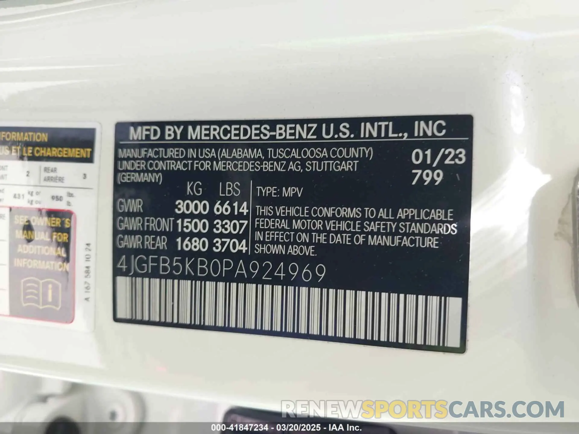 9 fotografías del automóvil dañado 4JGFB5KB0PA924969 MERCEDES-BENZ GLE 450 2023
