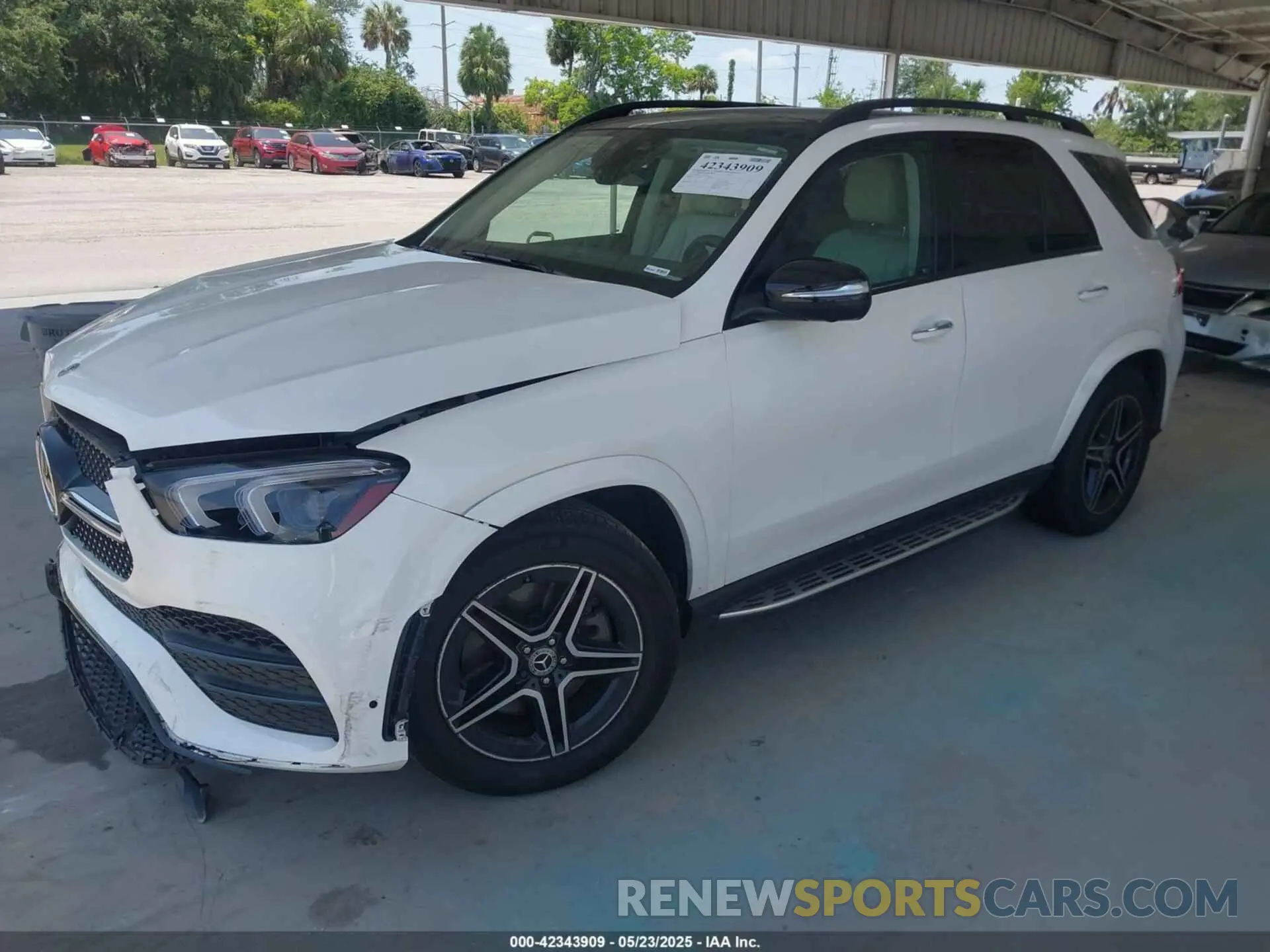 2 fotografías del automóvil dañado 4JGFB5KB4PA949664 MERCEDES-BENZ GLE 450 2023
