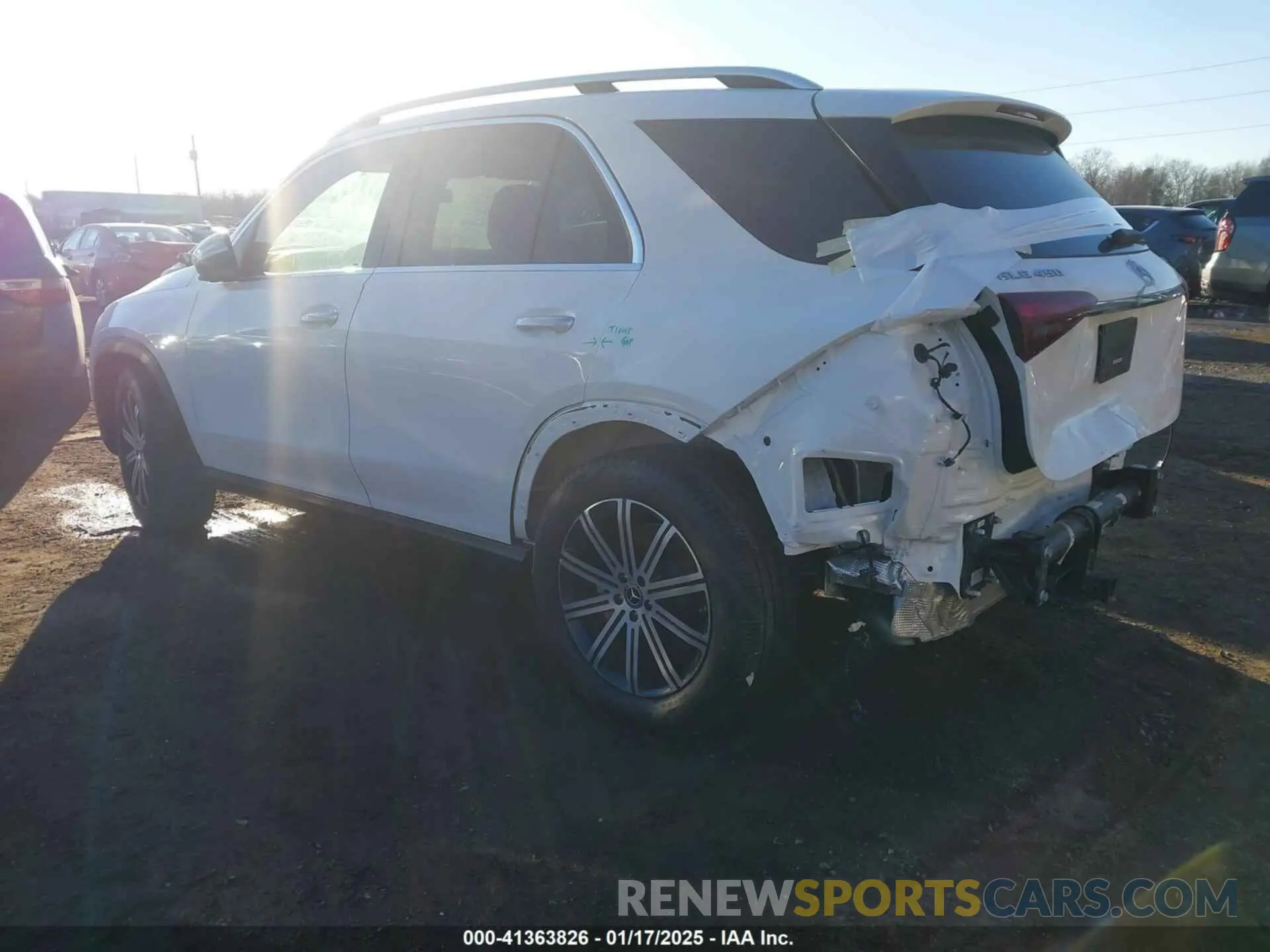 3 fotografías del automóvil dañado 4JGFB5KB2RB180482 MERCEDES-BENZ GLE 450 2024
