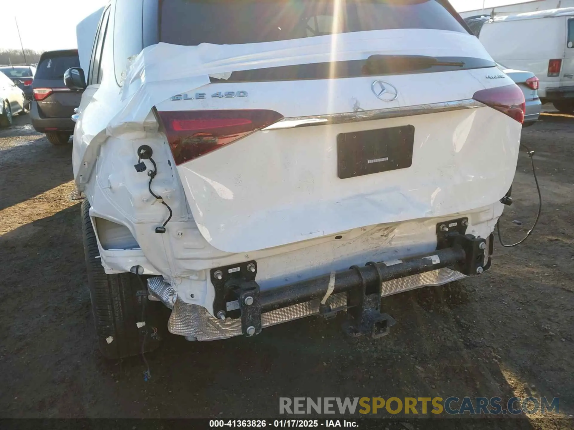 6 fotografías del automóvil dañado 4JGFB5KB2RB180482 MERCEDES-BENZ GLE 450 2024