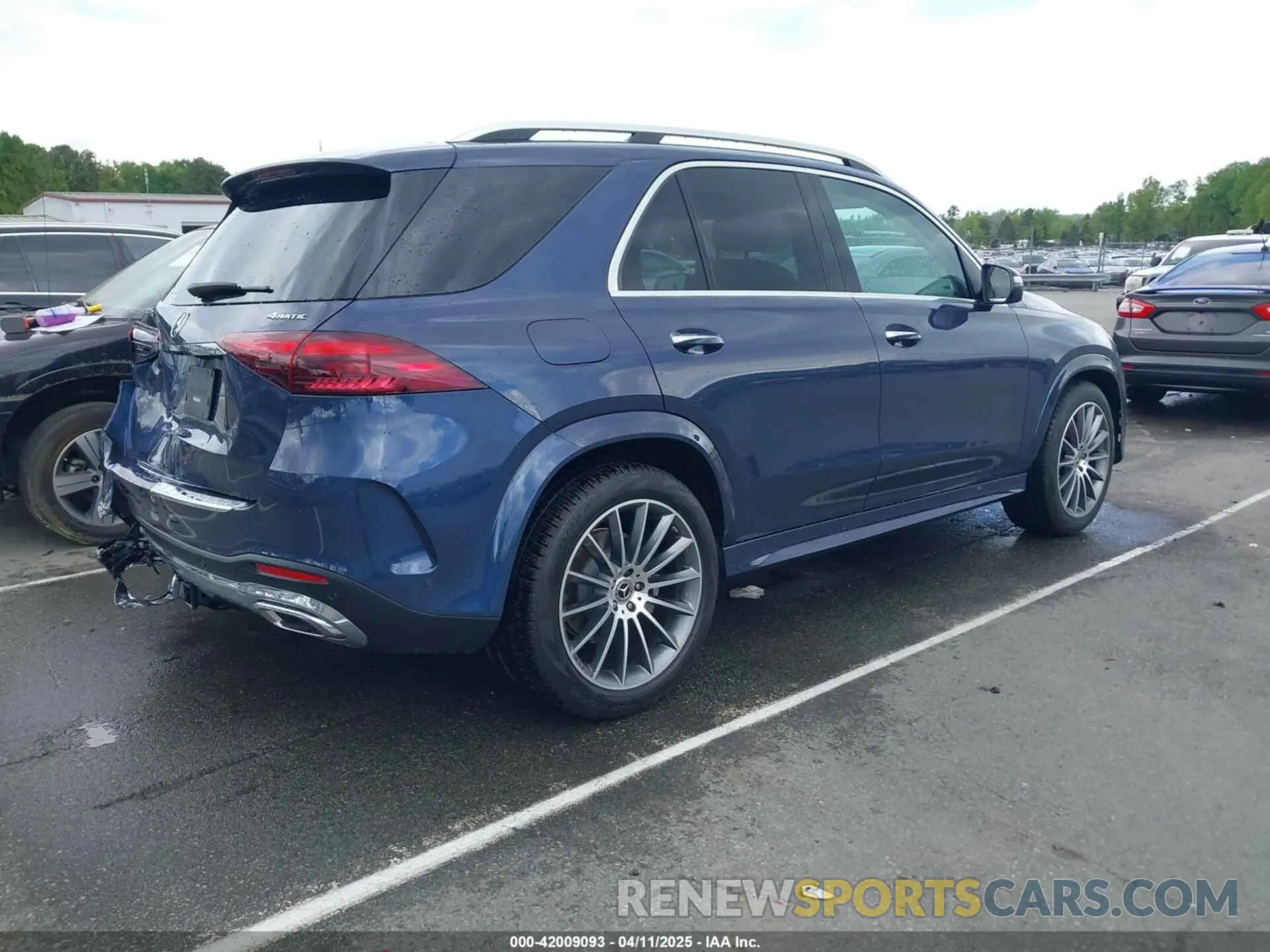 4 fotografías del automóvil dañado 4JGFB5KB2RB198805 MERCEDES-BENZ GLE 450 2024