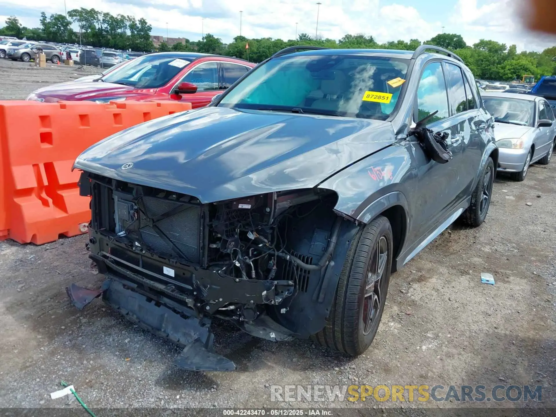 2 fotografías del automóvil dañado 4JGFB5KB3RB125829 MERCEDES-BENZ GLE 450 2024