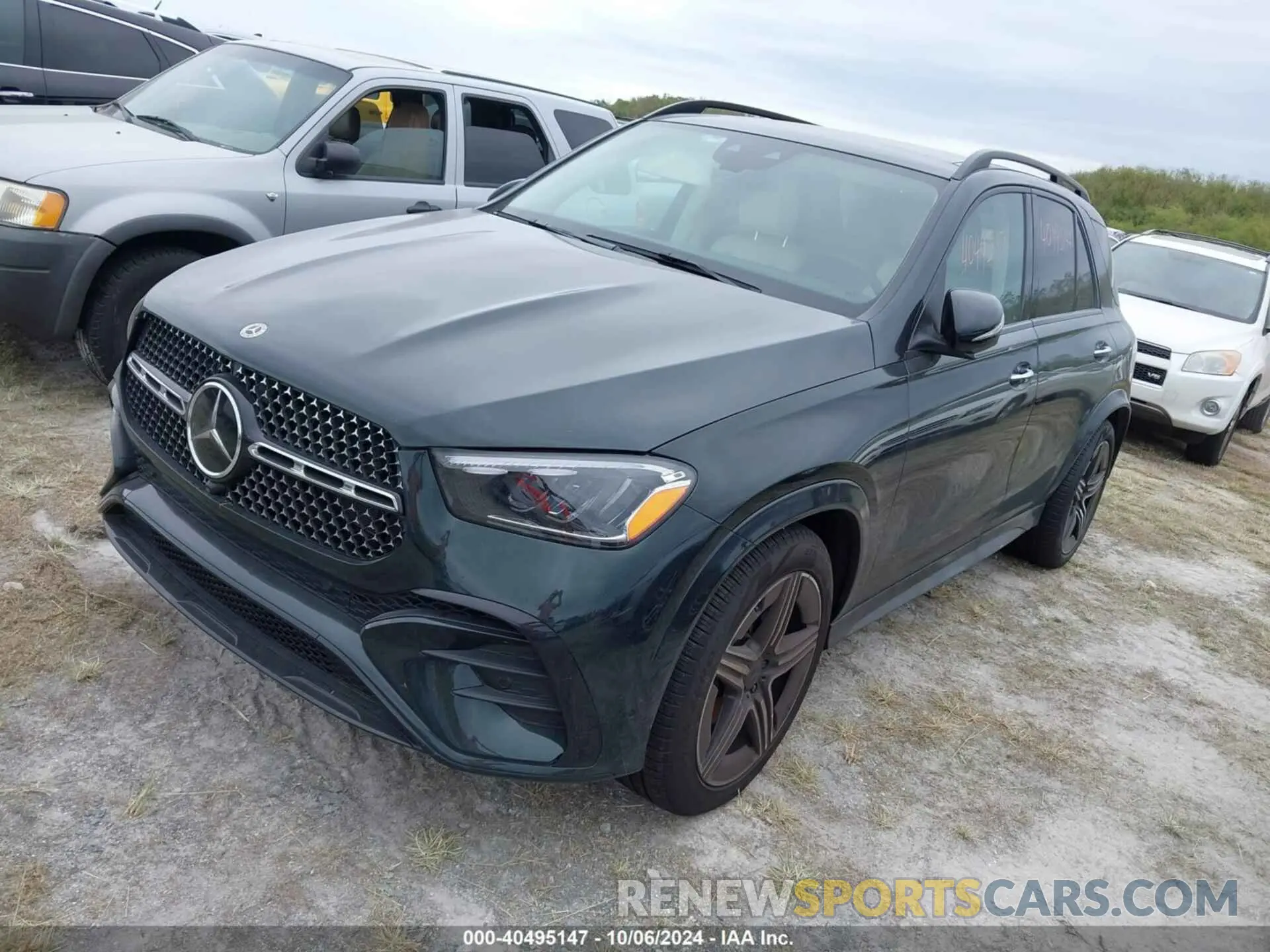 2 fotografías del automóvil dañado 4JGFB5KB7RB236805 MERCEDES-BENZ GLE 450 2024