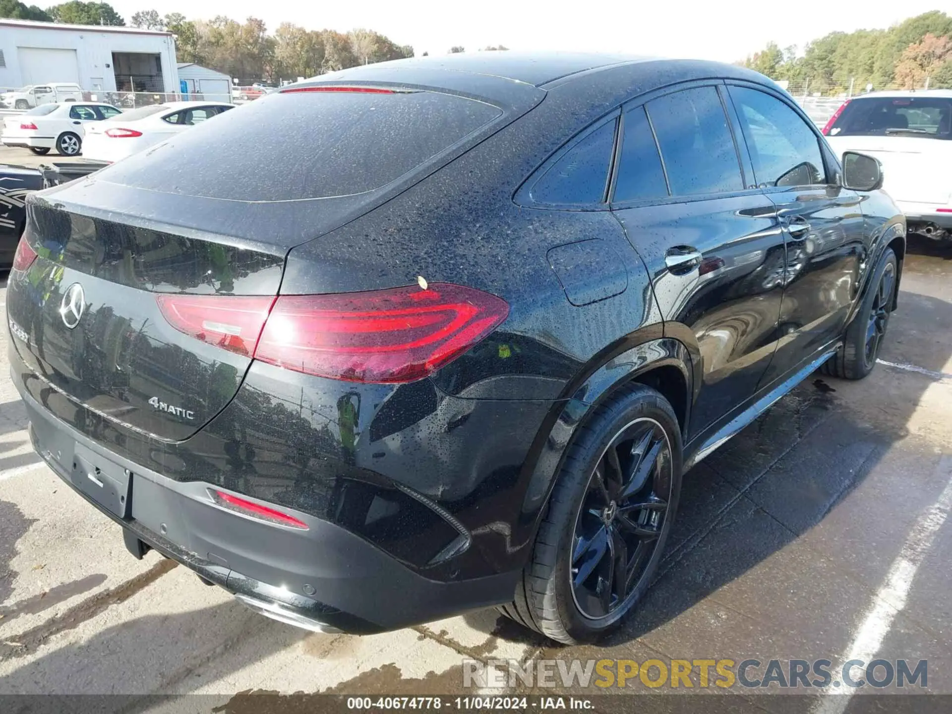 4 fotografías del automóvil dañado 4JGFD5KB4SB296394 MERCEDES-BENZ GLE 450 COUPE 2025