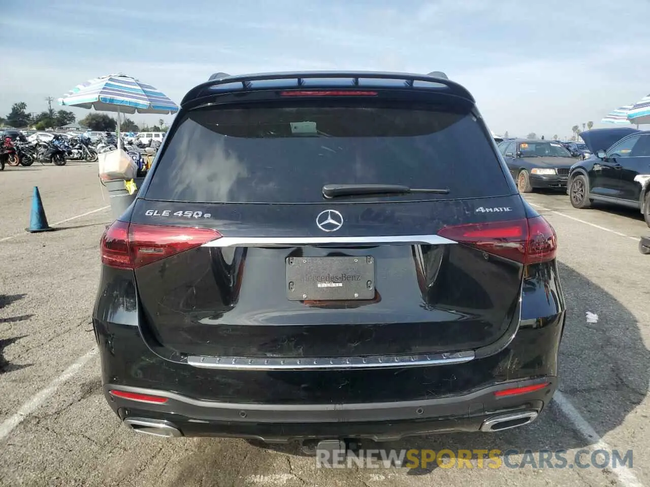 6 fotografías del automóvil dañado 4JGFB4GB1RB241405 MERCEDES-BENZ GLE 450E 4 2024