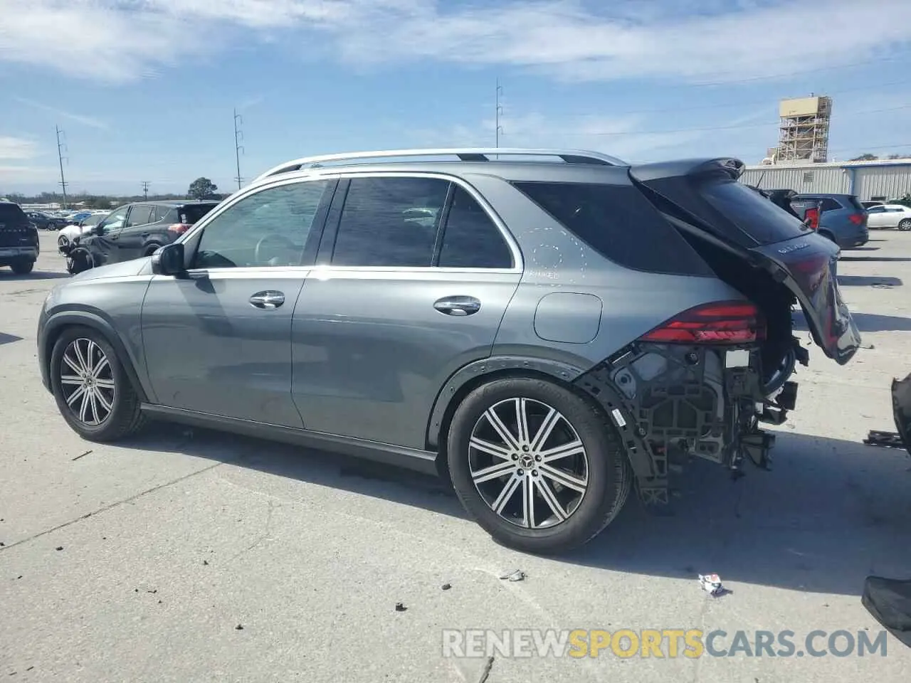 2 fotografías del automóvil dañado 4JGFB4GB3RB182745 MERCEDES-BENZ GLE 450E 4 2024
