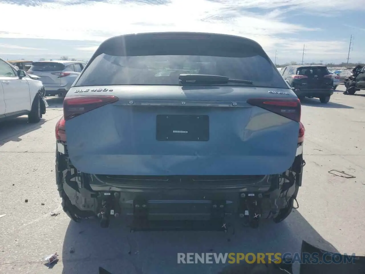 6 fotografías del automóvil dañado 4JGFB4GB3RB182745 MERCEDES-BENZ GLE 450E 4 2024