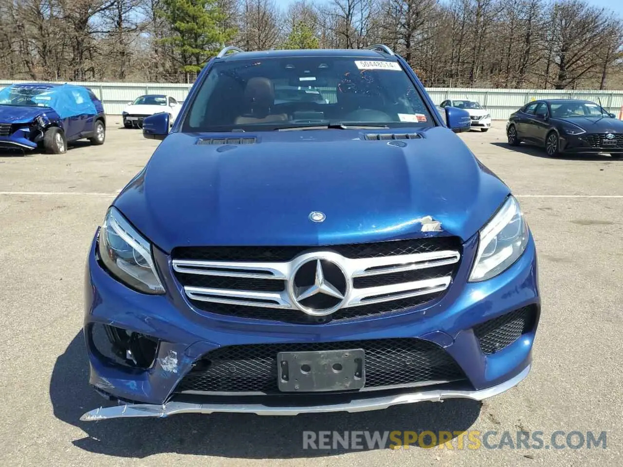 5 fotografías del automóvil dañado 4JGDA5GBXHA856362 MERCEDES-BENZ GLE-CLASS 2017
