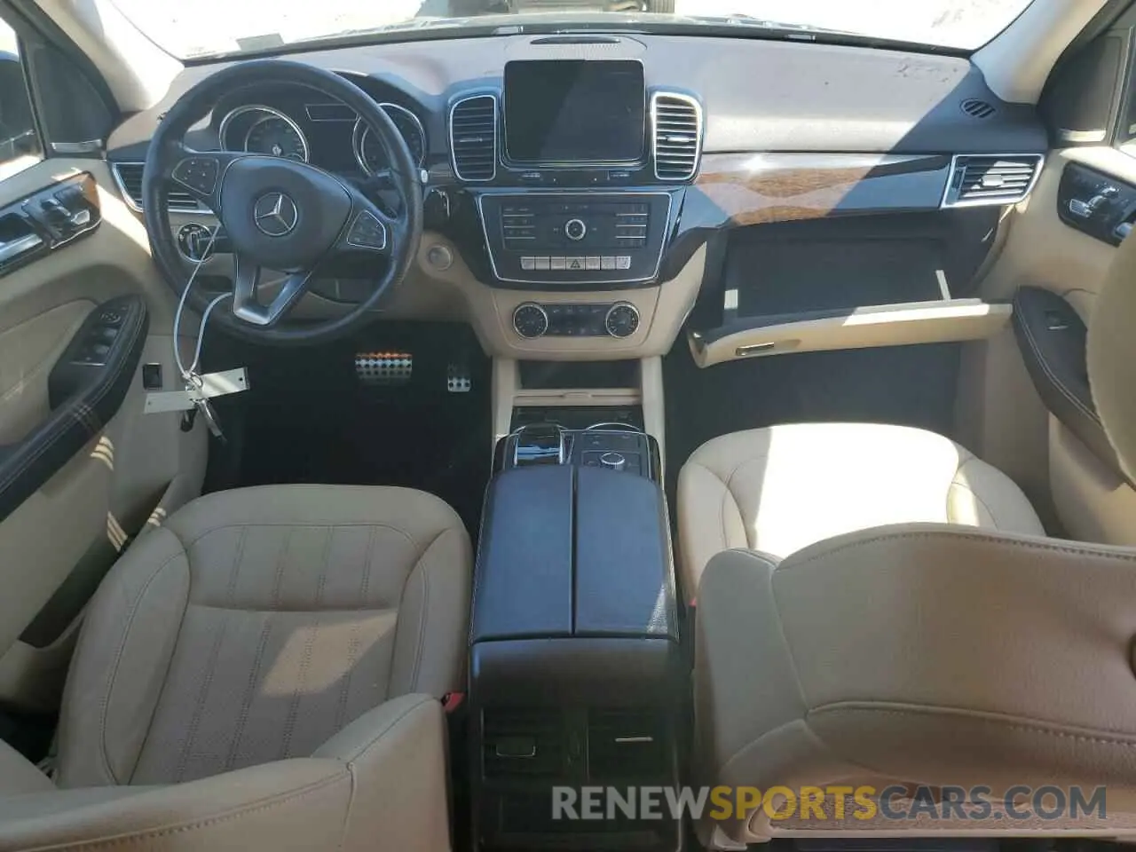 8 fotografías del automóvil dañado 4JGDA5GB2KB208760 MERCEDES-BENZ GLE-CLASS 2019