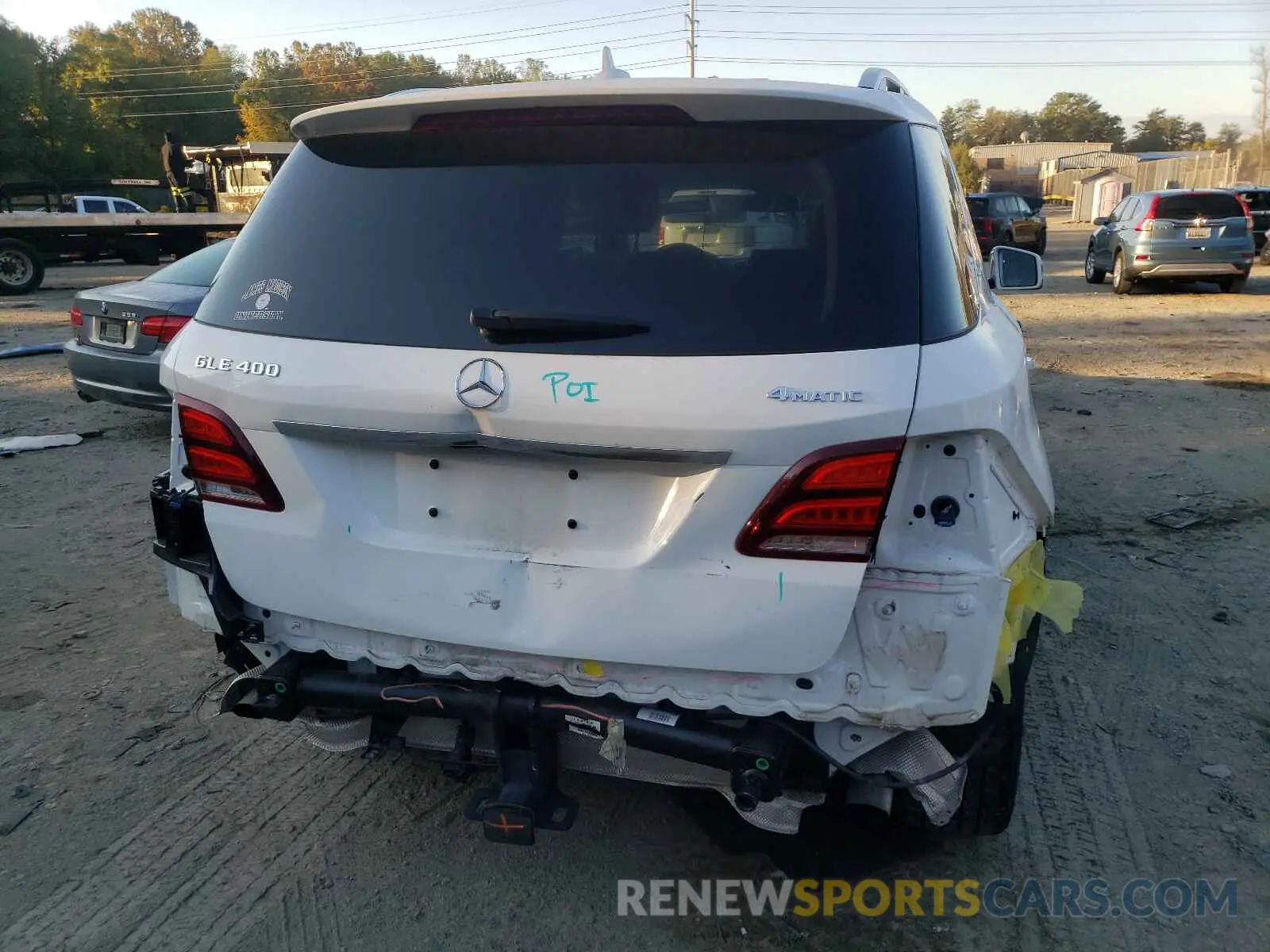 9 fotografías del automóvil dañado 4JGDA5GB4KB216293 MERCEDES-BENZ GLE-CLASS 2019