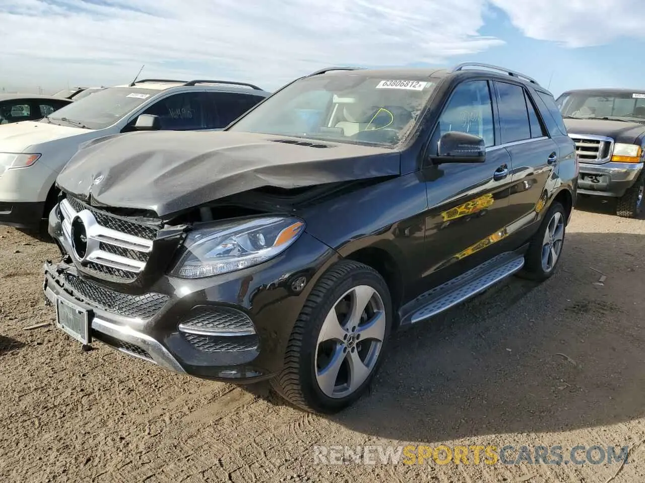 2 fotografías del automóvil dañado 4JGDA5GB5KB210809 MERCEDES-BENZ GLE-CLASS 2019
