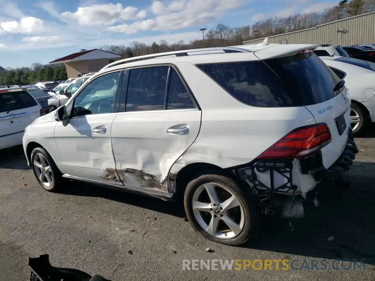 2 fotografías del automóvil dañado 4JGDA5GB9KB211400 MERCEDES-BENZ GLE-CLASS 2019