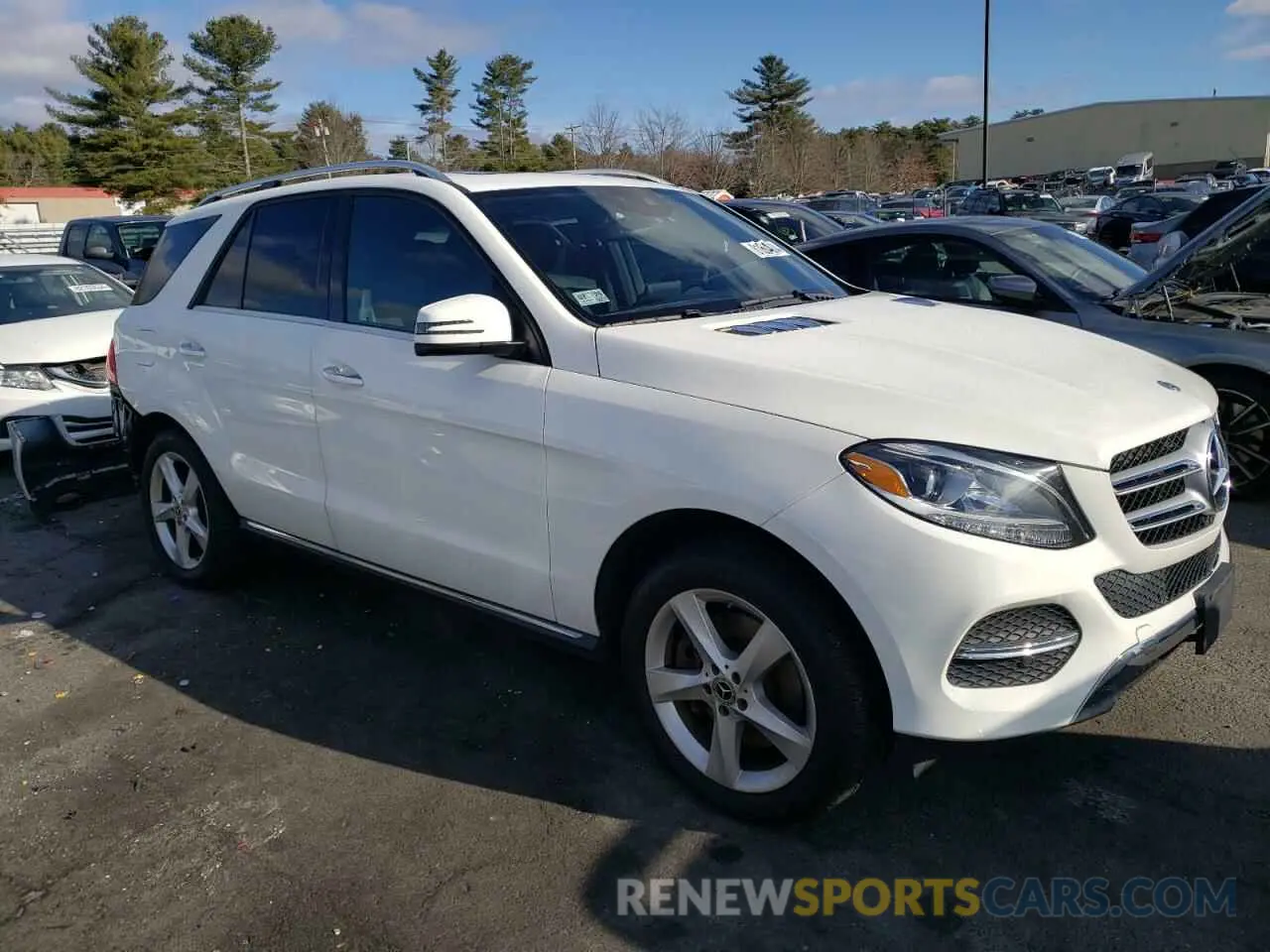 4 fotografías del automóvil dañado 4JGDA5GB9KB211400 MERCEDES-BENZ GLE-CLASS 2019