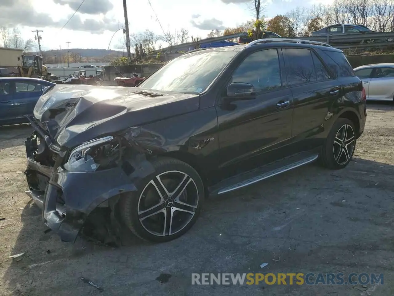1 fotografías del automóvil dañado 4JGDA6EBXKB185379 MERCEDES-BENZ GLE-CLASS 2019