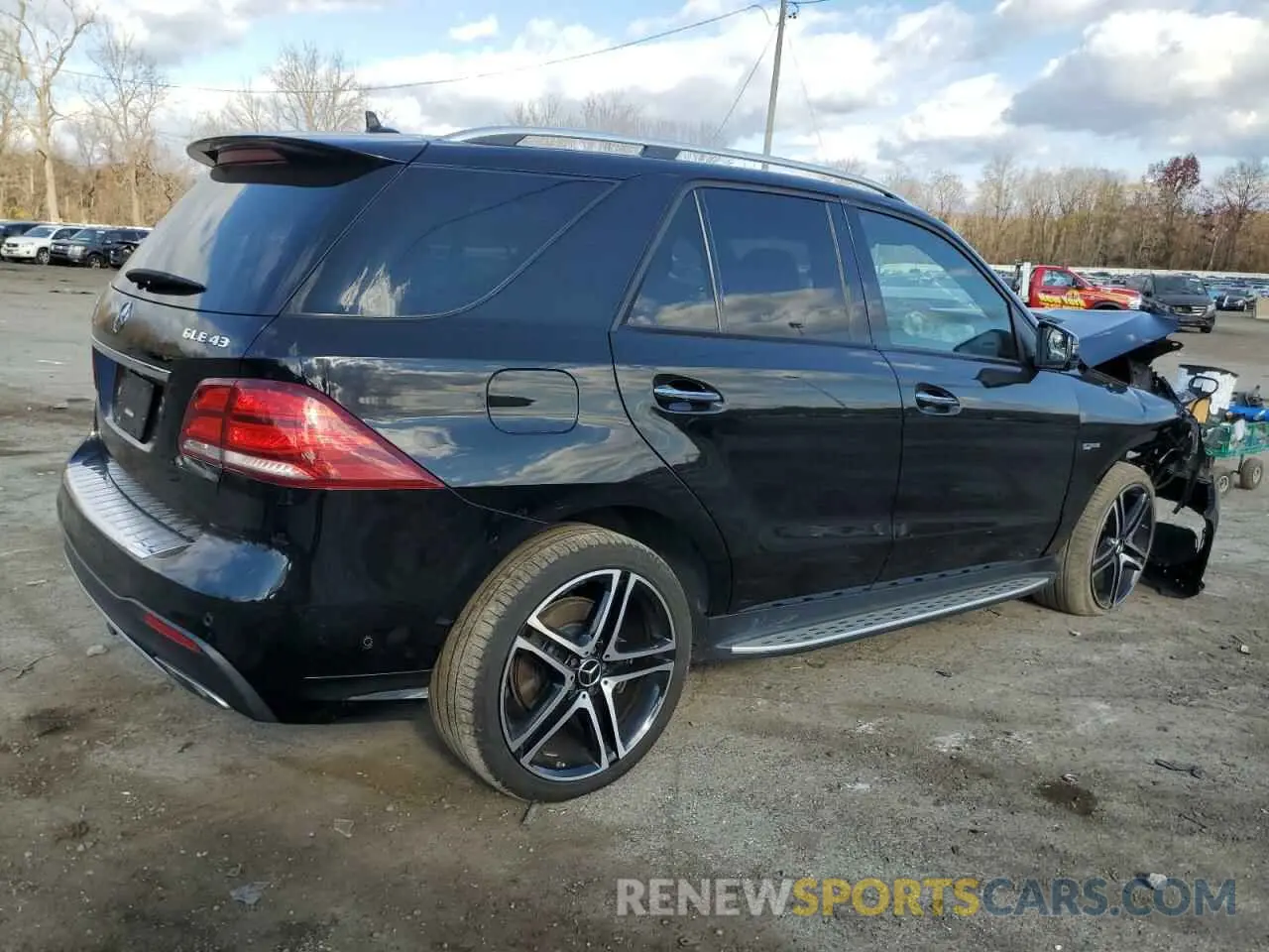 3 fotografías del automóvil dañado 4JGDA6EBXKB185379 MERCEDES-BENZ GLE-CLASS 2019