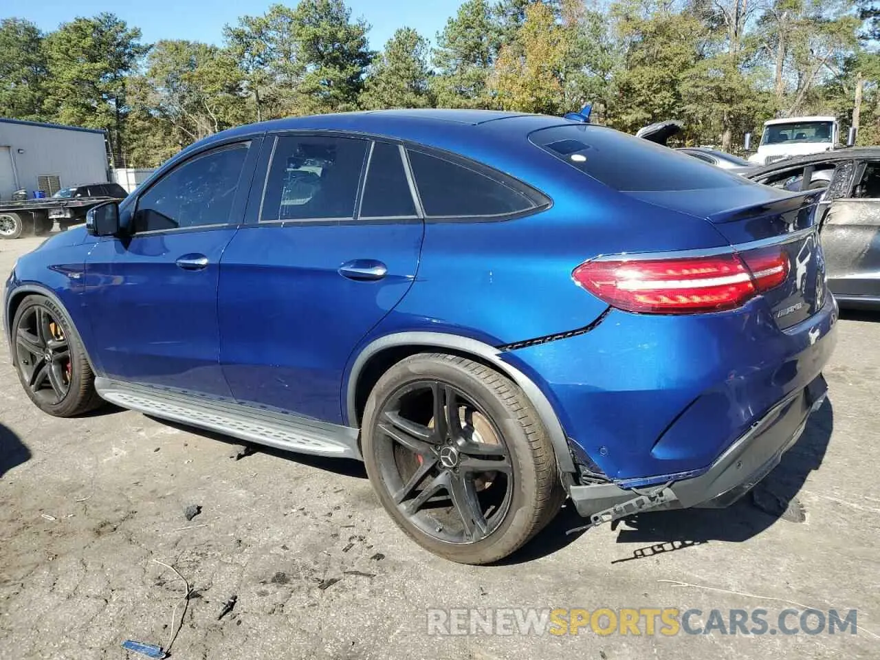 2 fotografías del automóvil dañado 4JGED6EB2KA141264 MERCEDES-BENZ GLE-CLASS 2019