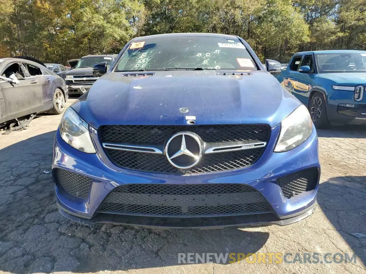 5 fotografías del automóvil dañado 4JGED6EB2KA141264 MERCEDES-BENZ GLE-CLASS 2019