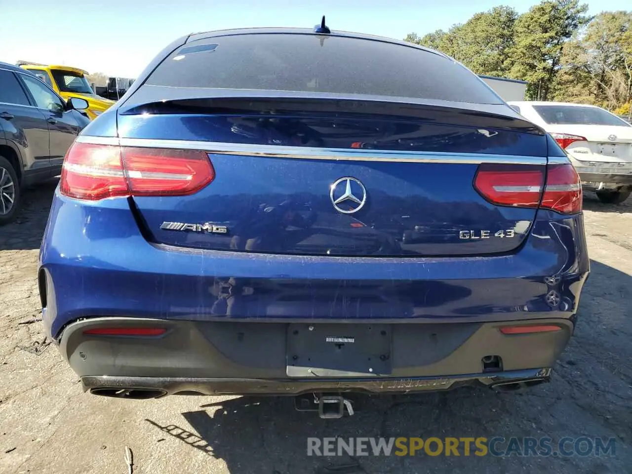 6 fotografías del automóvil dañado 4JGED6EB2KA141264 MERCEDES-BENZ GLE-CLASS 2019