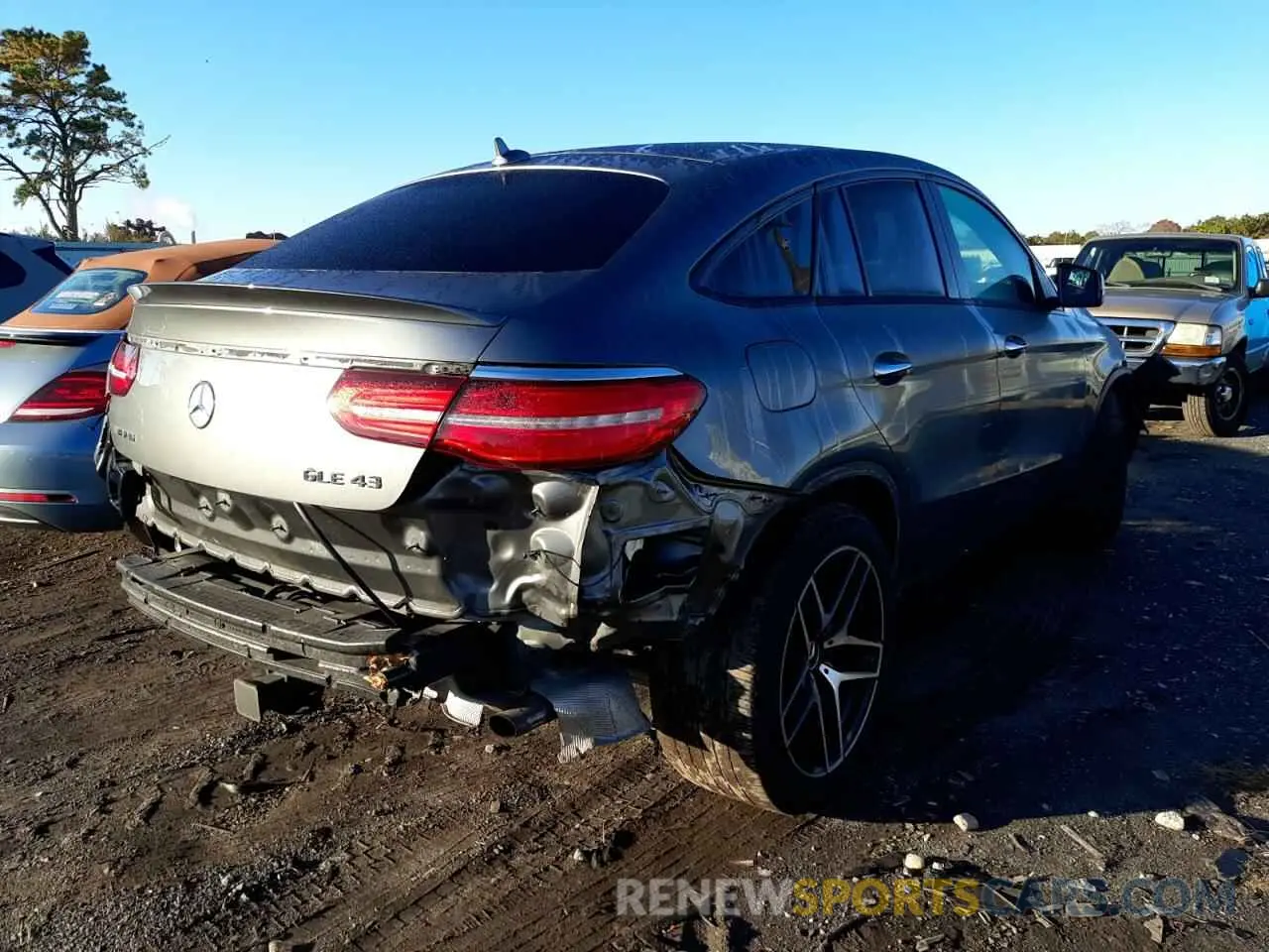 4 fotografías del automóvil dañado 4JGED6EB3KA150118 MERCEDES-BENZ GLE-CLASS 2019