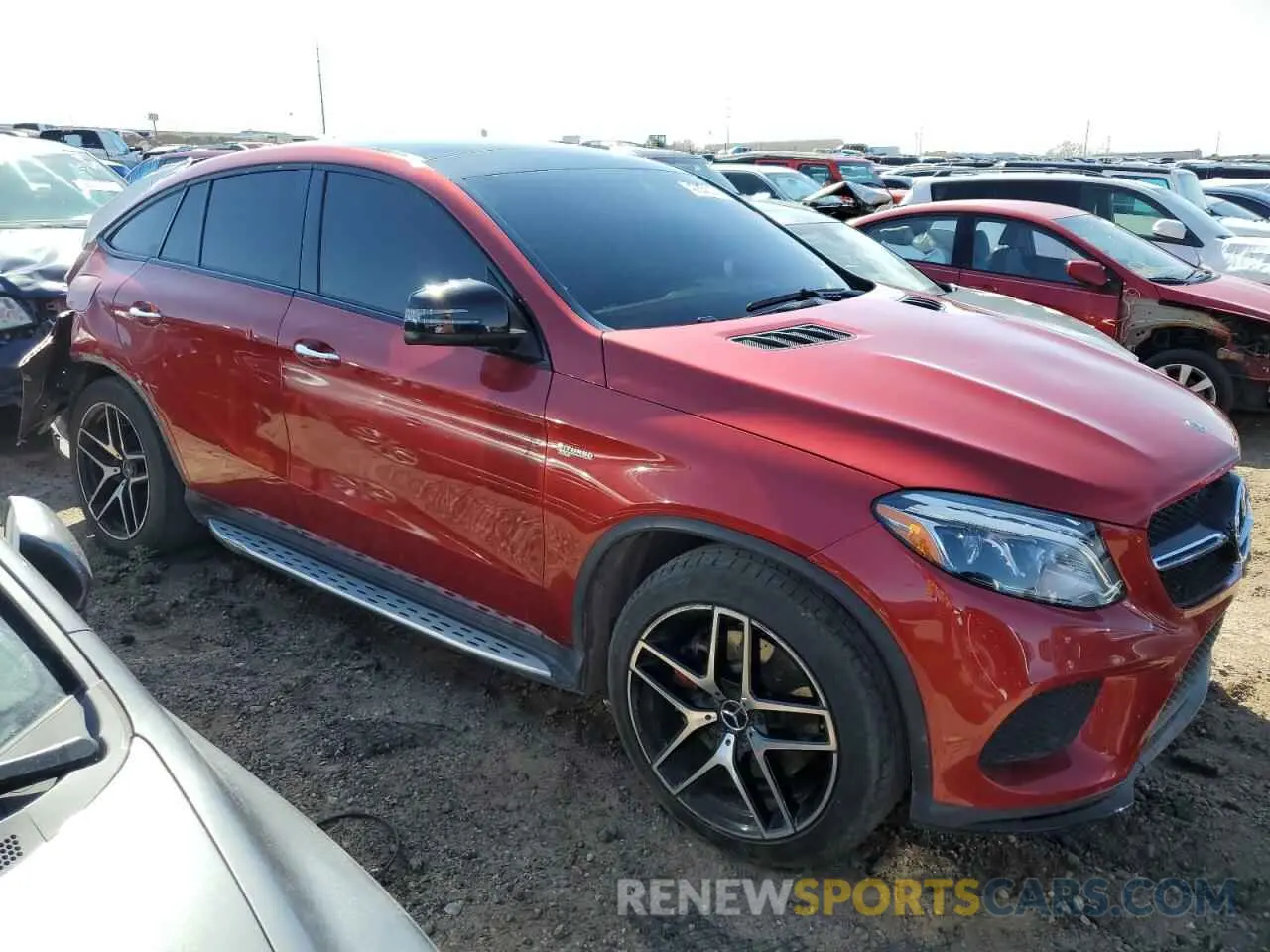 4 fotografías del automóvil dañado 4JGED6EB4KA152492 MERCEDES-BENZ GLE-CLASS 2019