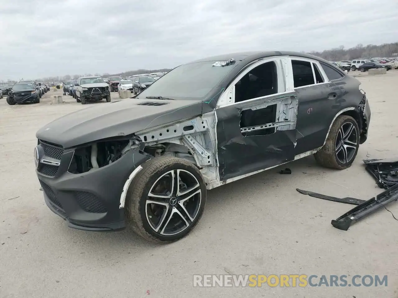 1 fotografías del automóvil dañado 4JGED6EB7KA145777 MERCEDES-BENZ GLE-CLASS 2019