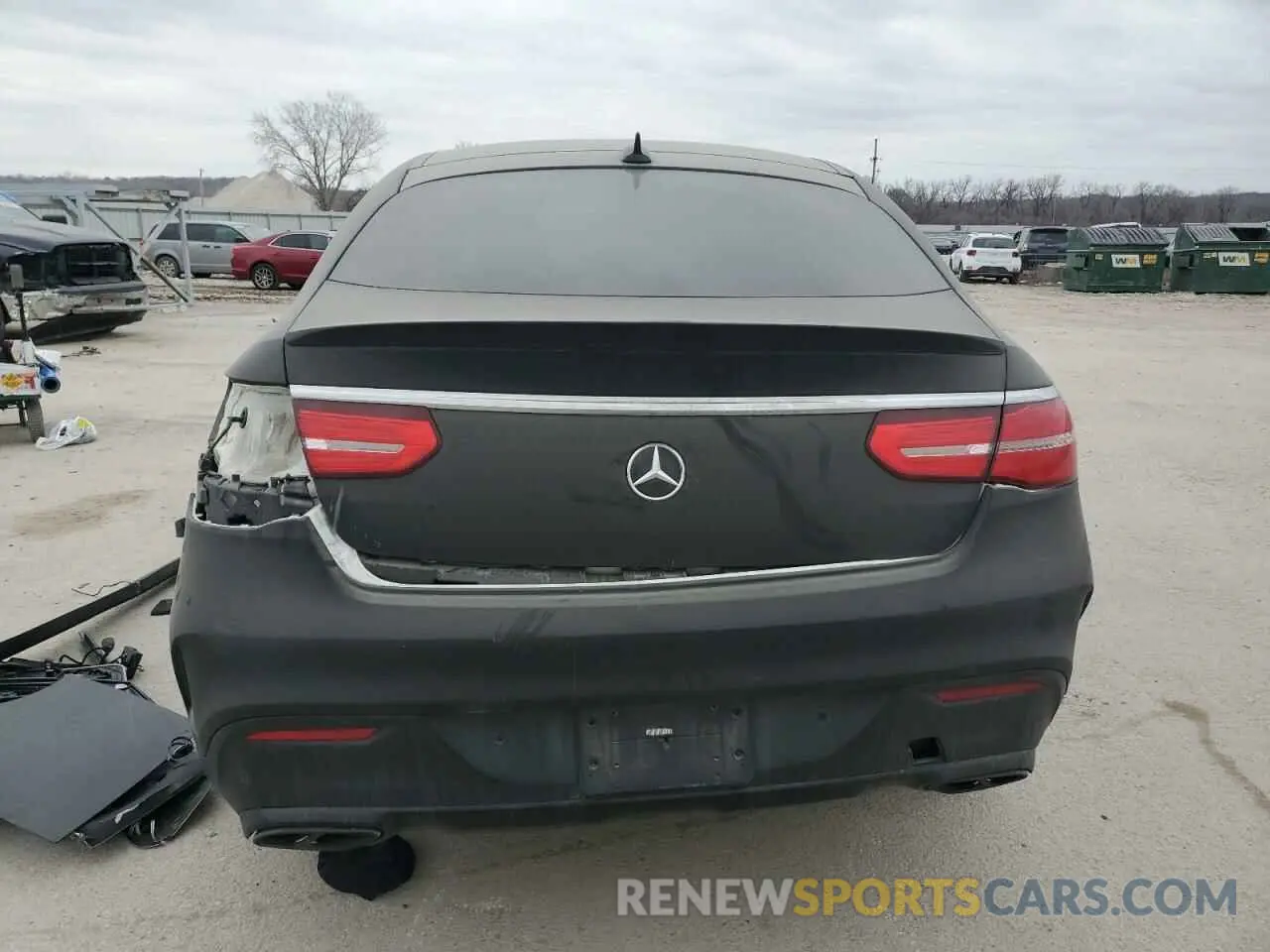 6 fotografías del automóvil dañado 4JGED6EB7KA145777 MERCEDES-BENZ GLE-CLASS 2019