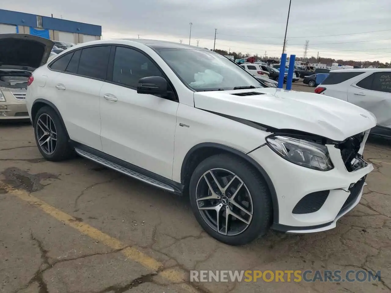 4 fotografías del automóvil dañado 4JGED6EB7KA154785 MERCEDES-BENZ GLE-CLASS 2019