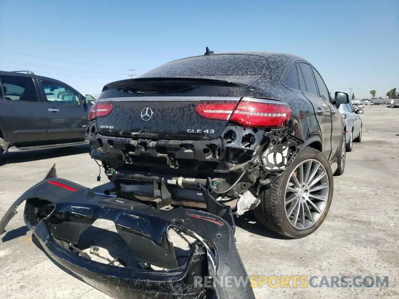 9 fotografías del automóvil dañado 4JGED6EB8KA129698 MERCEDES-BENZ GLE-CLASS 2019
