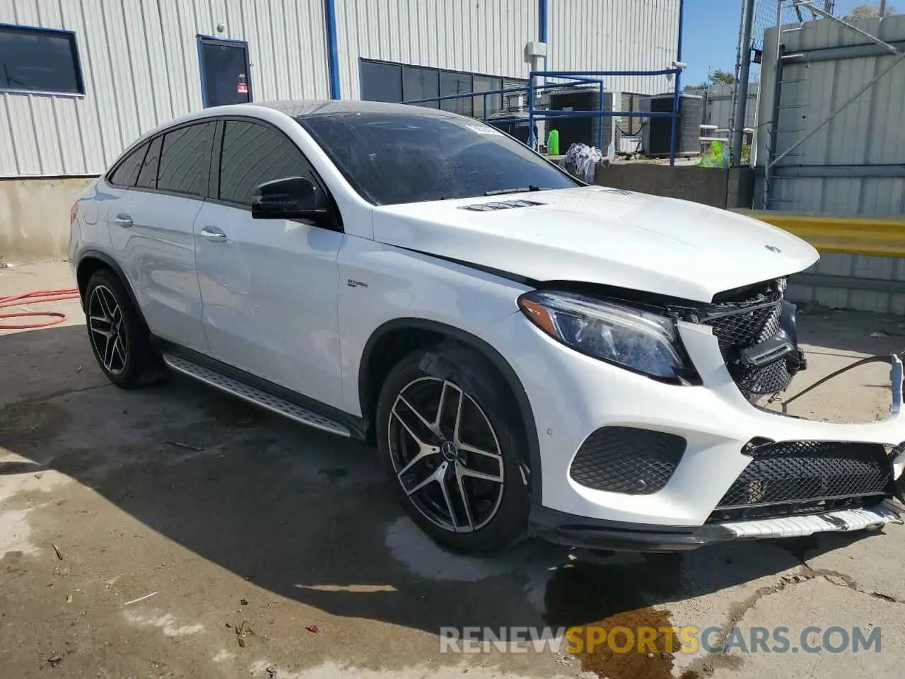 4 fotografías del automóvil dañado 4JGED6EB8KA137722 MERCEDES-BENZ GLE-CLASS 2019