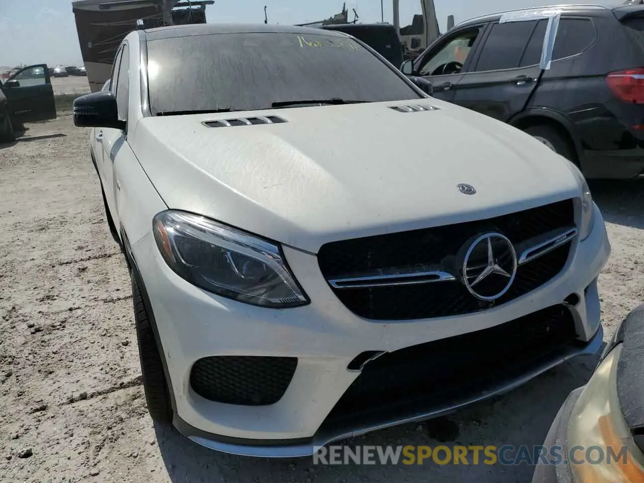 5 fotografías del automóvil dañado 4JGED6EB8KA148610 MERCEDES-BENZ GLE-CLASS 2019