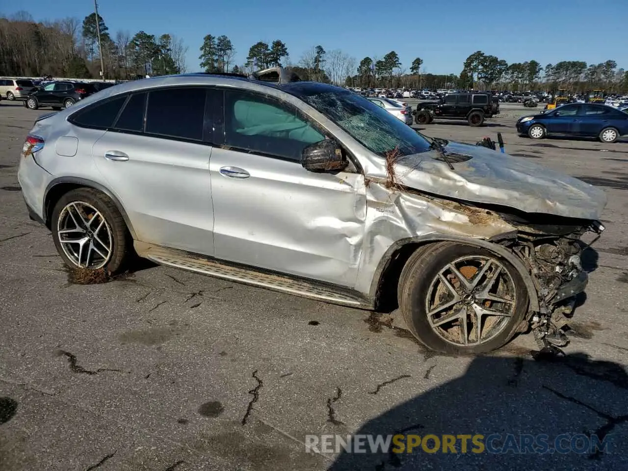 4 fotografías del automóvil dañado 4JGED6EB9KA153458 MERCEDES-BENZ GLE-CLASS 2019