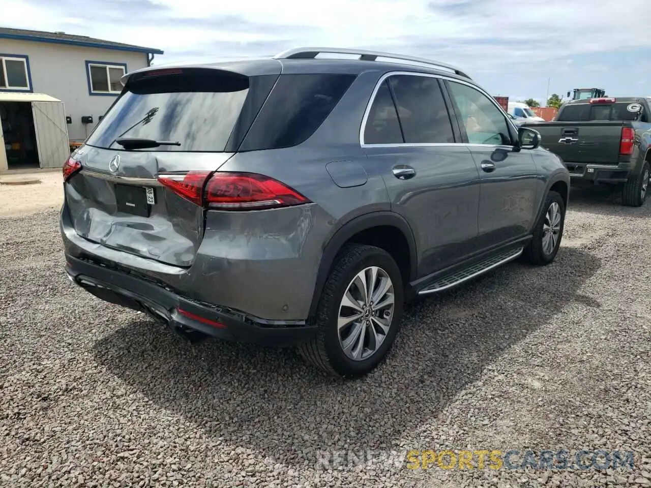 4 fotografías del automóvil dañado 4JGFB4JB1LA256136 MERCEDES-BENZ GLE-CLASS 2020