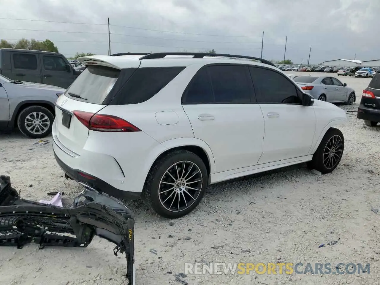 3 fotografías del automóvil dañado 4JGFB4JB3LA179690 MERCEDES-BENZ GLE-CLASS 2020
