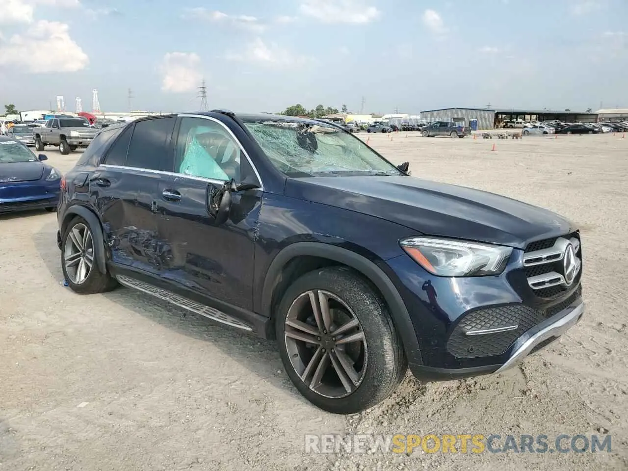 4 fotografías del automóvil dañado 4JGFB4JB9LA224972 MERCEDES-BENZ GLE-CLASS 2020