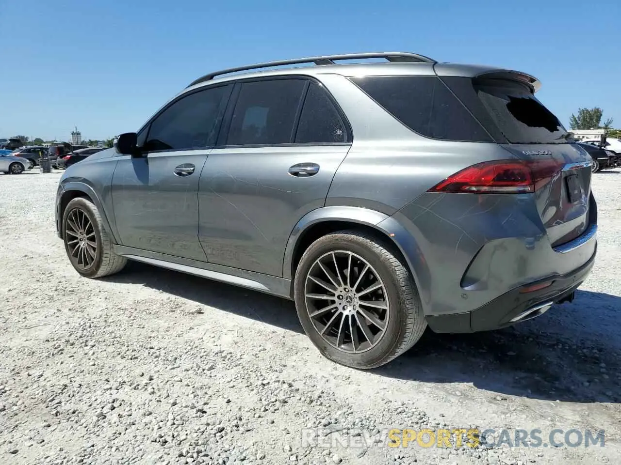 2 fotografías del automóvil dañado 4JGFB4JE7LA111225 MERCEDES-BENZ GLE-CLASS 2020
