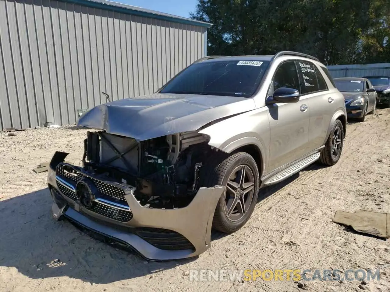 2 fotografías del automóvil dañado 4JGFB4KB0LA235714 MERCEDES-BENZ GLE-CLASS 2020