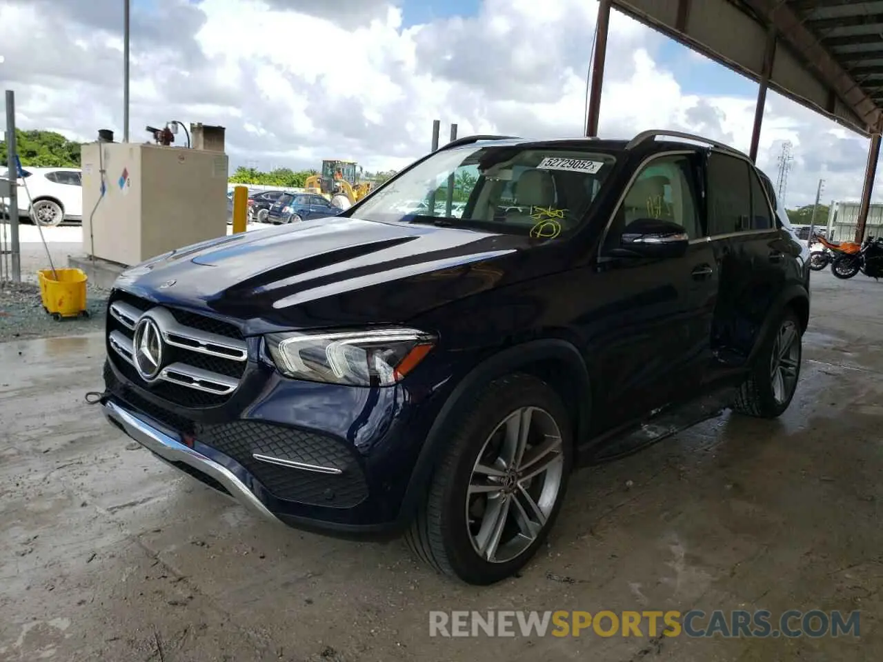2 fotografías del automóvil dañado 4JGFB4KB1LA183719 MERCEDES-BENZ GLE-CLASS 2020