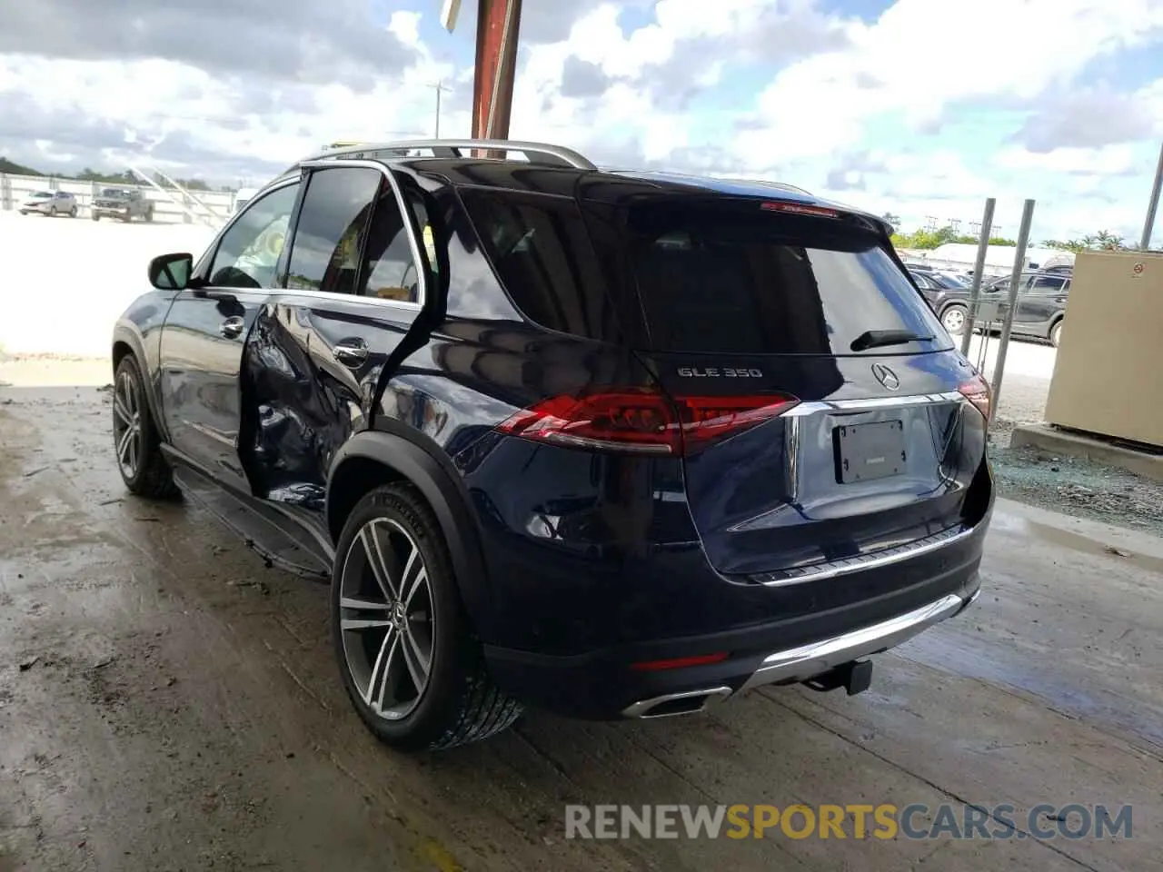 3 fotografías del automóvil dañado 4JGFB4KB1LA183719 MERCEDES-BENZ GLE-CLASS 2020