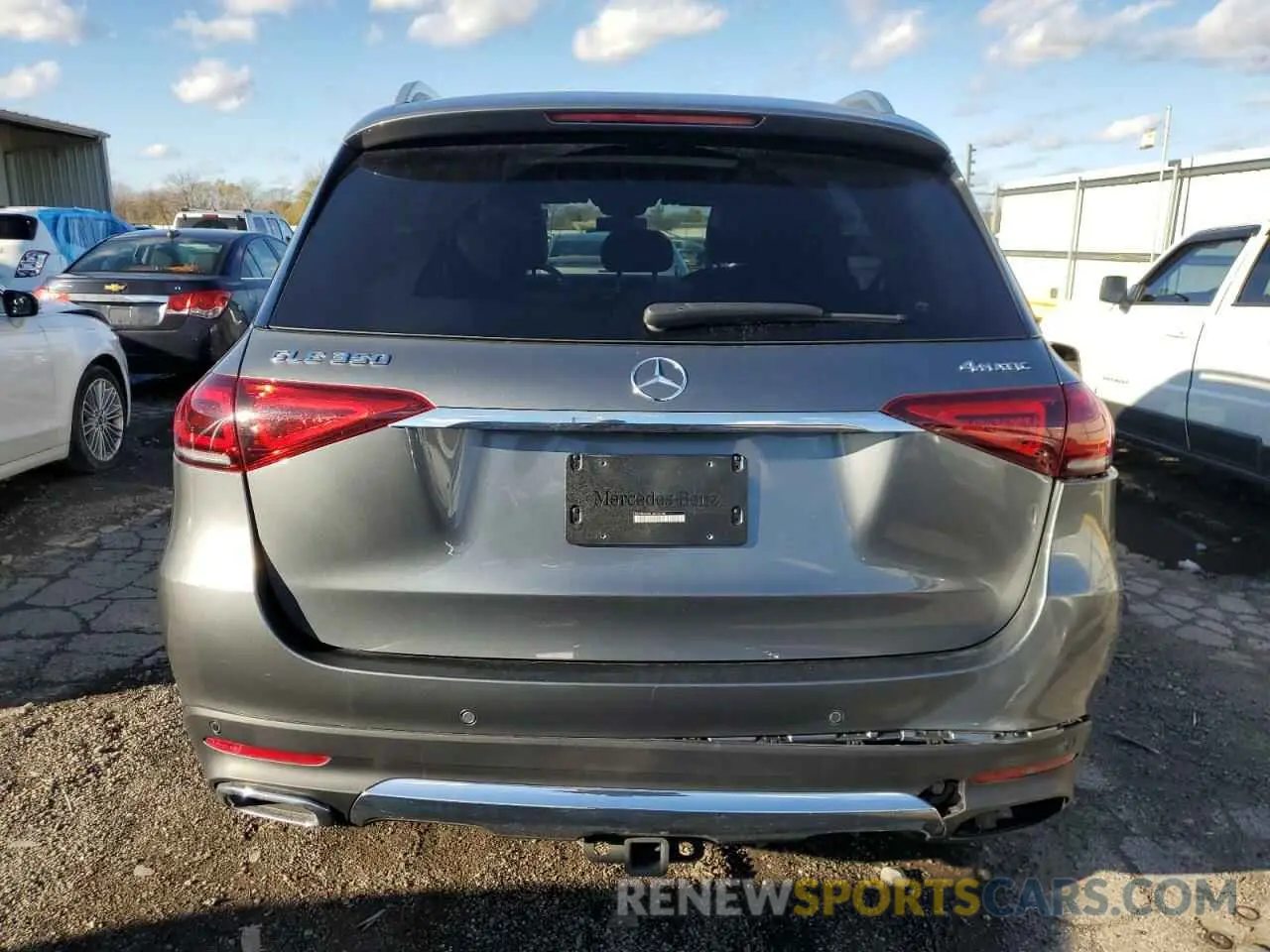 6 fotografías del automóvil dañado 4JGFB4KB2LA074198 MERCEDES-BENZ GLE-CLASS 2020