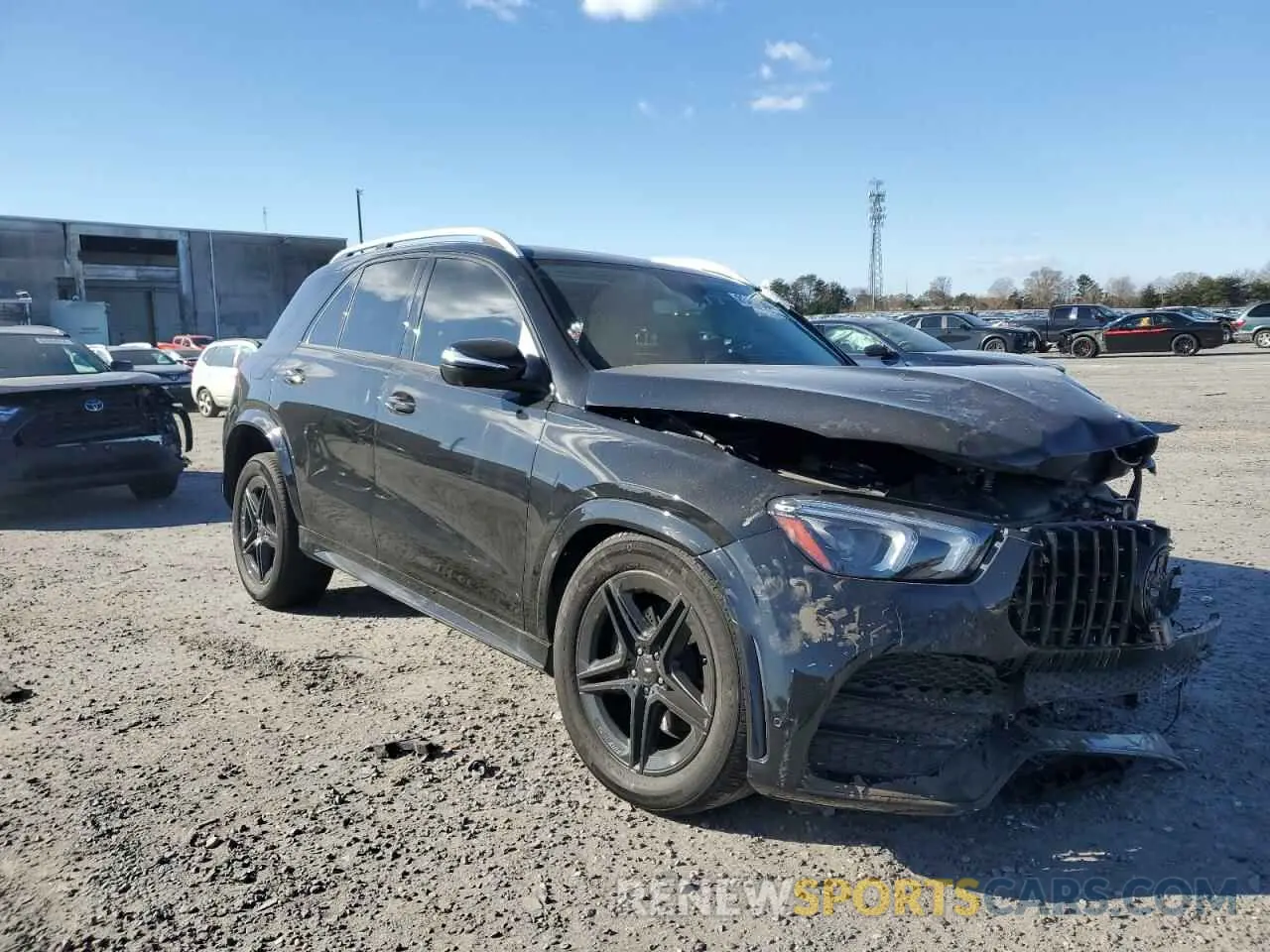 4 fotografías del automóvil dañado 4JGFB4KB2LA091342 MERCEDES-BENZ GLE-CLASS 2020