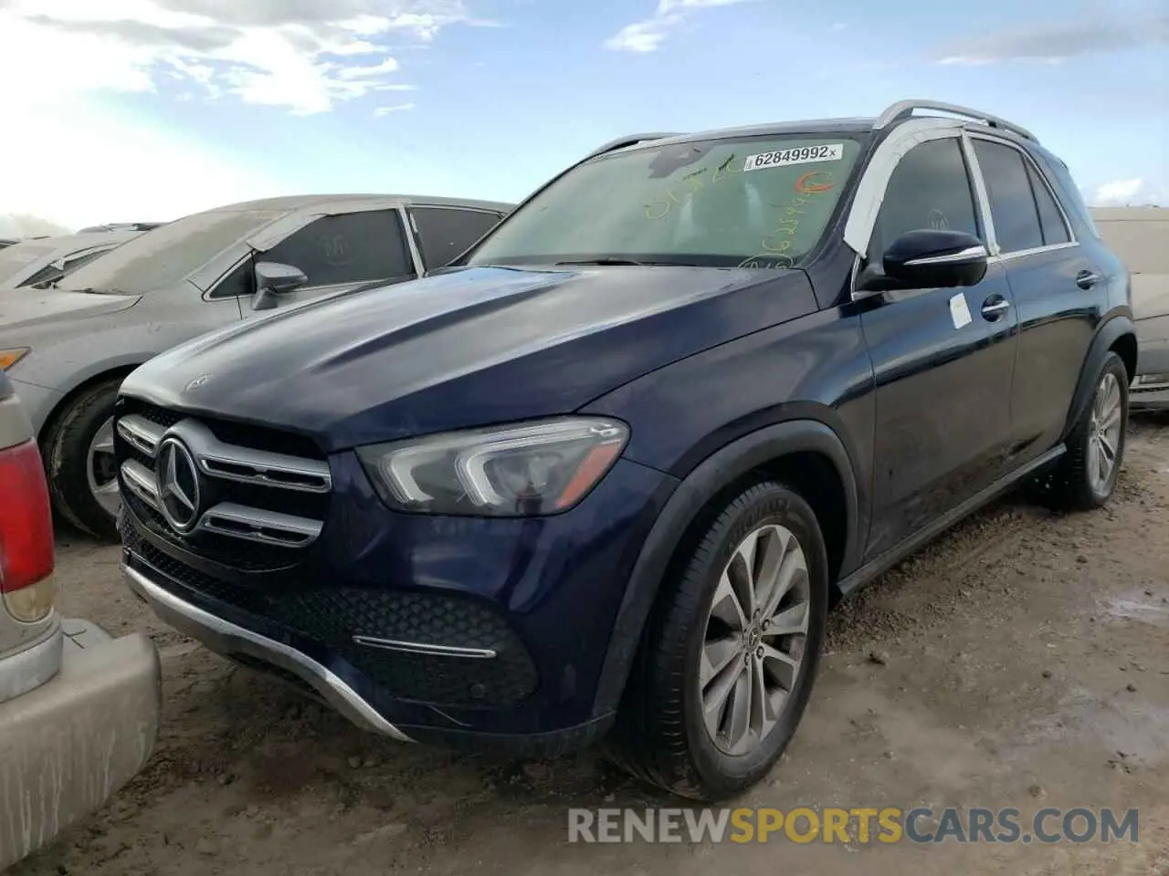 2 fotografías del automóvil dañado 4JGFB4KB5LA095952 MERCEDES-BENZ GLE-CLASS 2020