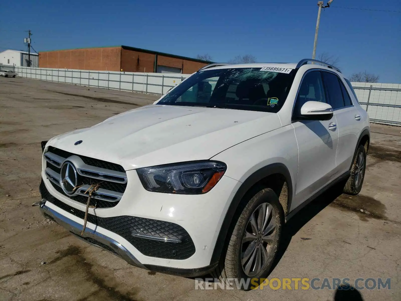2 fotografías del automóvil dañado 4JGFB4KB8LA171647 MERCEDES-BENZ GLE-CLASS 2020