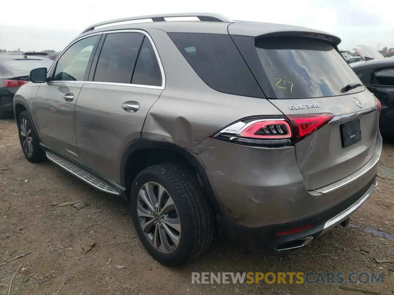 2 fotografías del automóvil dañado 4JGFB4KE2LA030003 MERCEDES-BENZ GLE-CLASS 2020