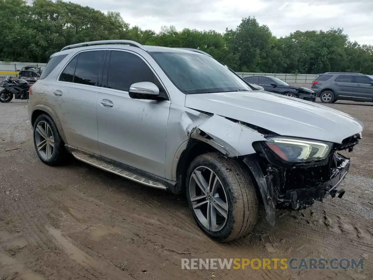 4 fotografías del automóvil dañado 4JGFB4KE5LA230700 MERCEDES-BENZ GLE-CLASS 2020