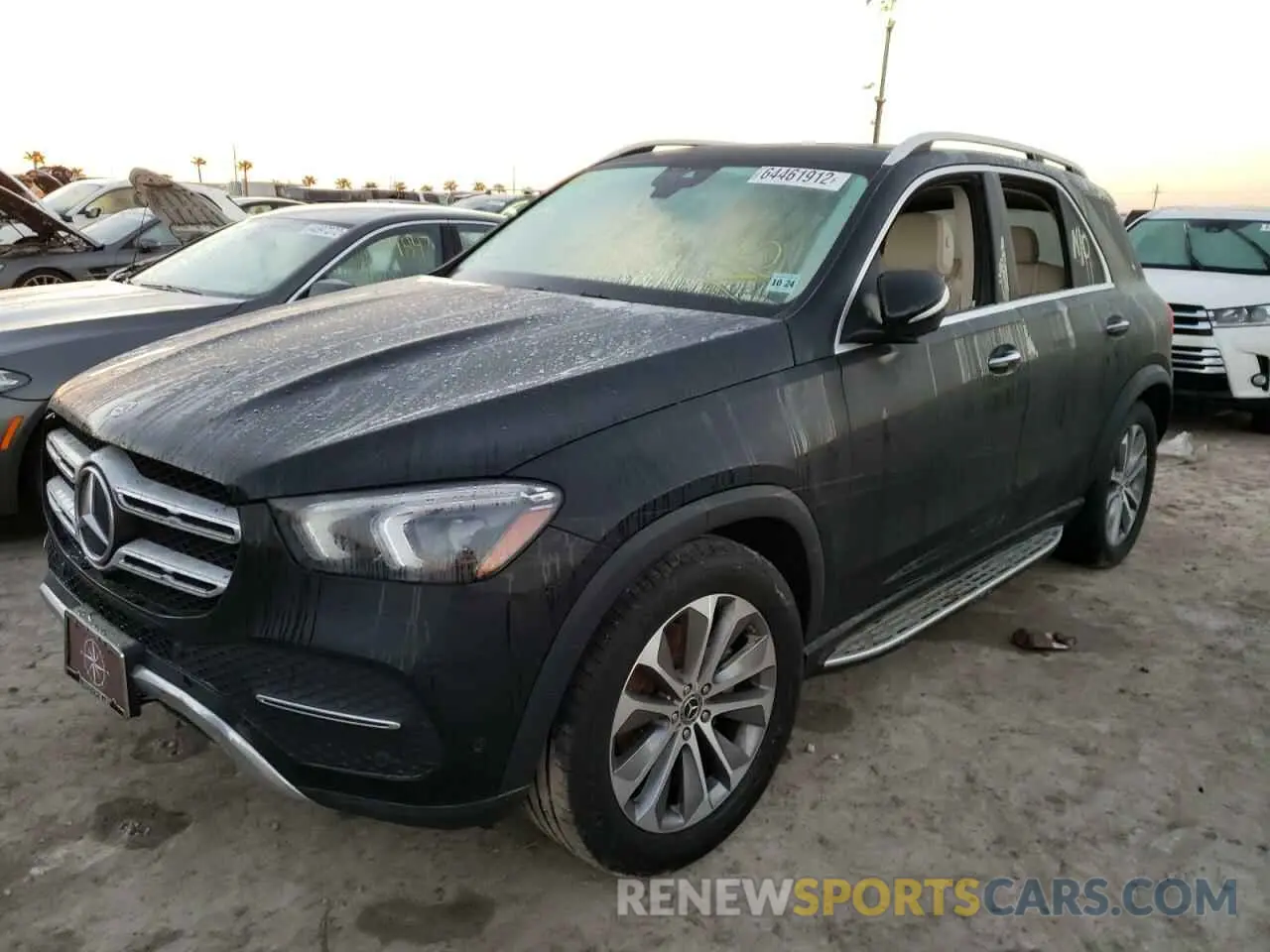 2 fotografías del automóvil dañado 4JGFB4KE7LA112504 MERCEDES-BENZ GLE-CLASS 2020