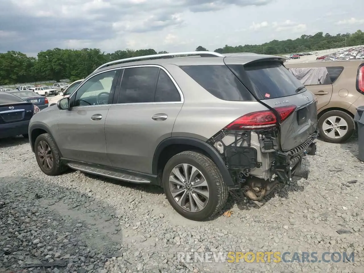 2 fotografías del automóvil dañado 4JGFB4KEXLA048281 MERCEDES-BENZ GLE-CLASS 2020
