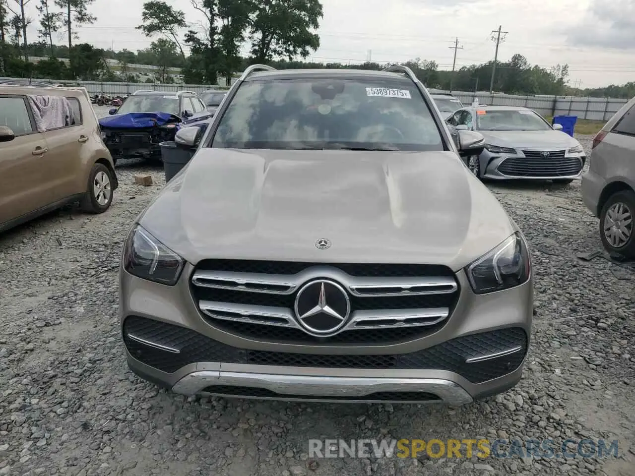 5 fotografías del automóvil dañado 4JGFB4KEXLA048281 MERCEDES-BENZ GLE-CLASS 2020