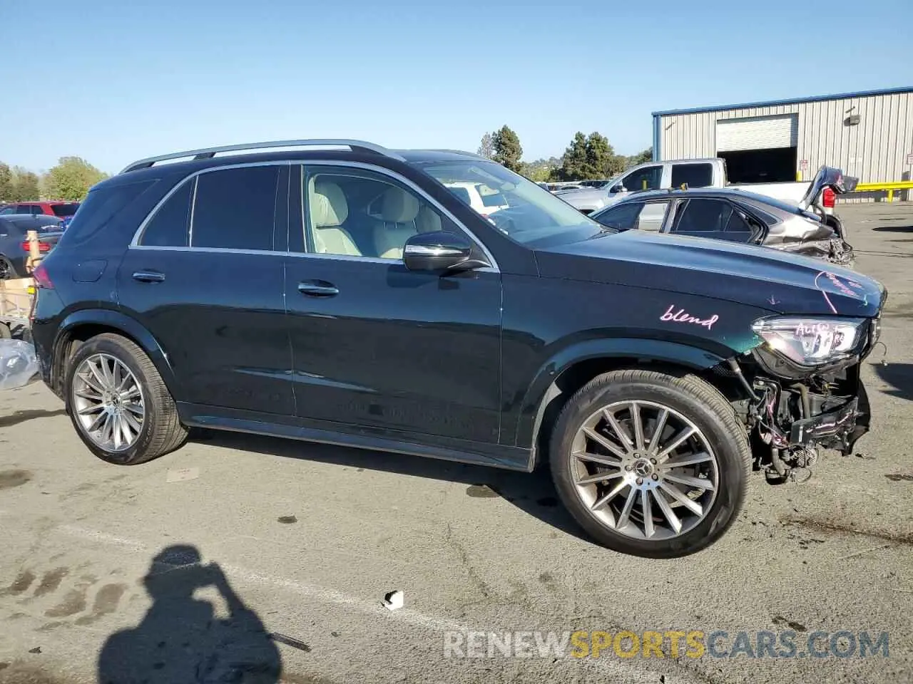 4 fotografías del automóvil dañado 4JGFB5KB0LA166996 MERCEDES-BENZ GLE-CLASS 2020