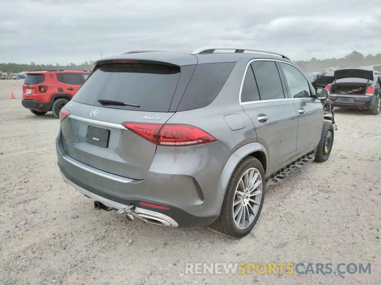 4 fotografías del automóvil dañado 4JGFB5KB4LA222471 MERCEDES-BENZ GLE-CLASS 2020
